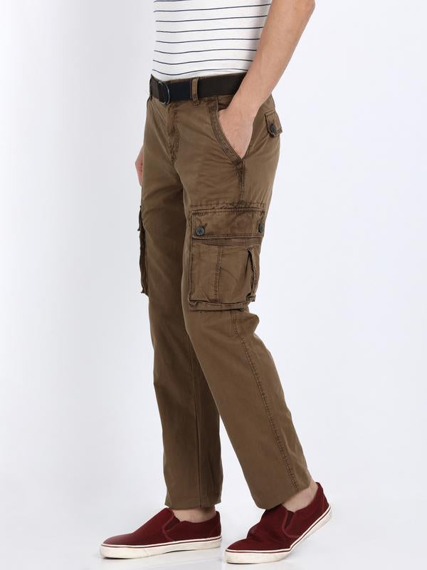 Men Corduroy Flap Pocket Side Cargo Trousers | Brown Cargo Pants Outfit | Cargo  pants outfit, Brown cargo pants outfit, Pants outfit men